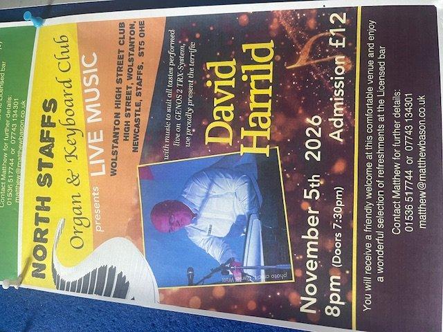 (Thursday 5th November) <br>
(David Harrild)
